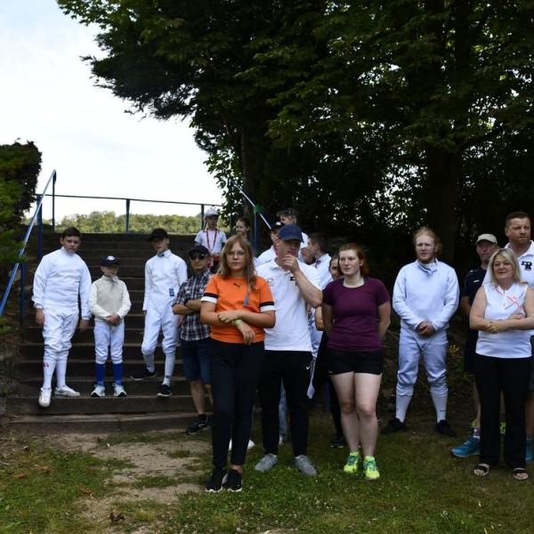 Begrussung Der Fechter Durch Den Burgermeister Von Freyburg Udo Manicke Ehrung Von Albert Gipp 02 
