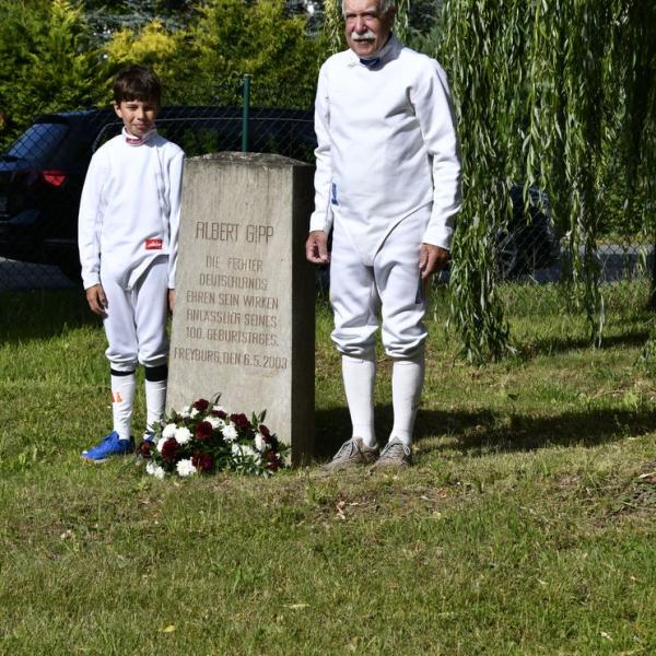 Begrussung Der Fechter Durch Den Burgermeister Von Freyburg Udo Manicke Ehrung Von Albert Gipp 08 