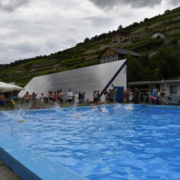 Der Schwimmwettkampf Im Schonen Freyburger Freibad 31 